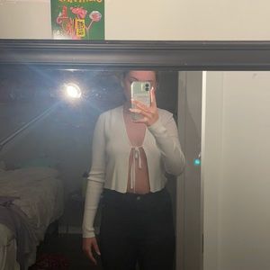 Garage tie up long sleeve